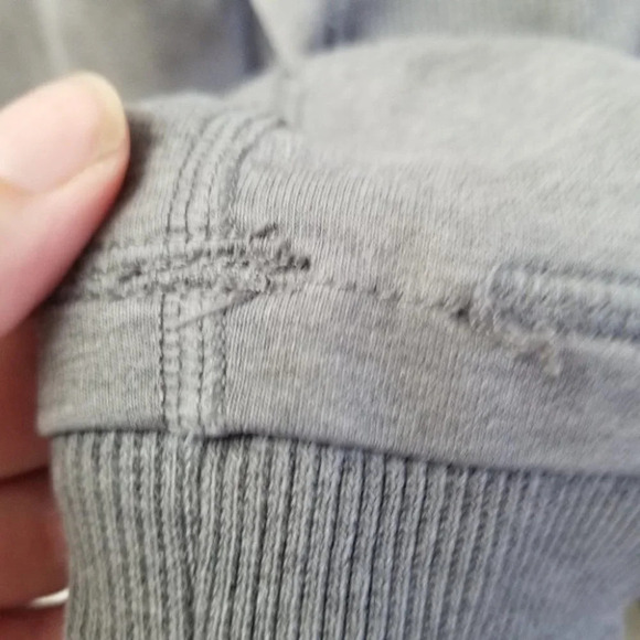 Lululemon Grey Cowl Neck Snap Up Cowl Neck Cardigan Oversized Fit - Picture 3 of 10